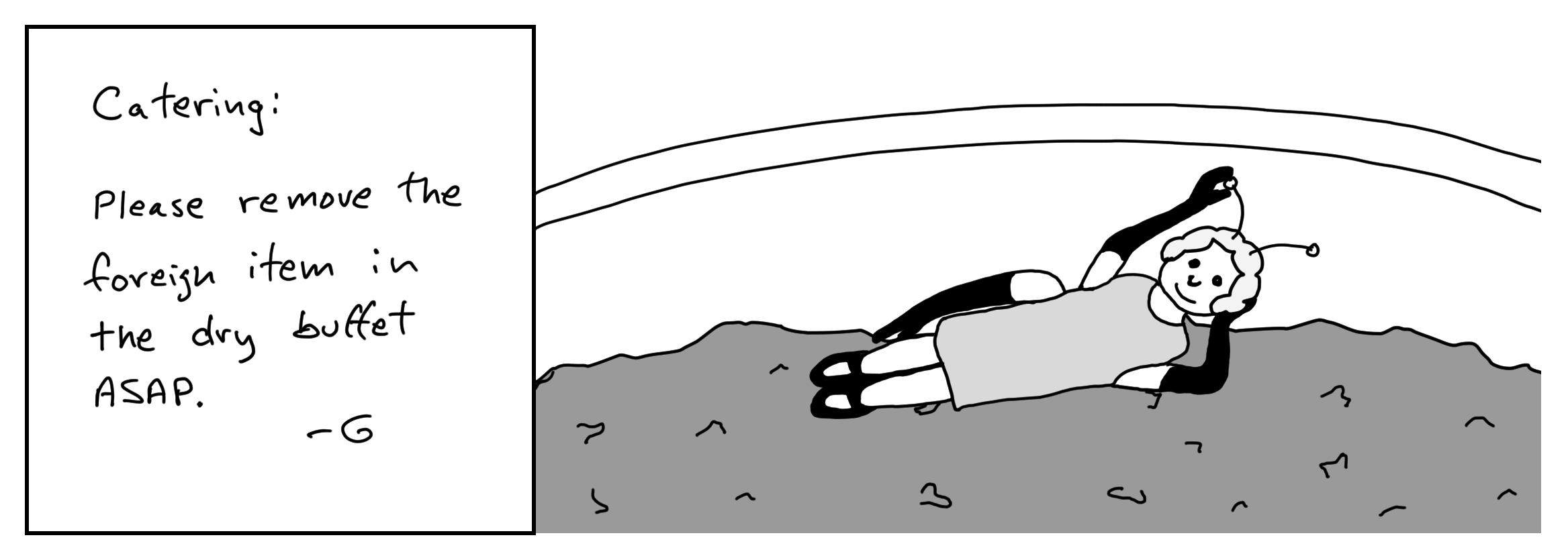 Lounging at the Buffet